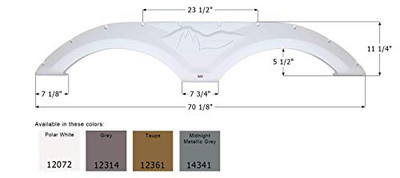 ICON 12072 FENDER SKIRT ICON 12072 FENDER SKIRT