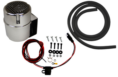 Leed Brakes LEEVP001C ROTARY ELECTRIC VACUUM PUMP KIT WITH CHROME CANISTER