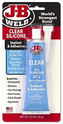 J B Weld 803-31310 CLEAR RTV- 3 OZ.