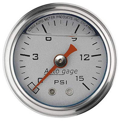 AUTO METER 2178 AUTOGAG.PSI SLVR DIAL1.5