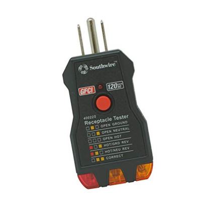 SOUTHWIRE 40022S GFCI OUTLET TESTER