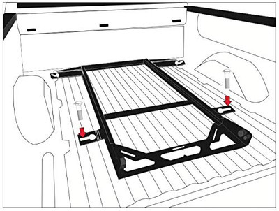 BEDSLIDE BSAF150201 NO DRILL MOUNTING KIT 17-19 F-150 BEDSLIDE BSAF150201 NO DRILL MOUNTING KIT 17-19 F-150