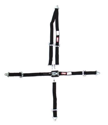 2in Jr Drag Harness BK