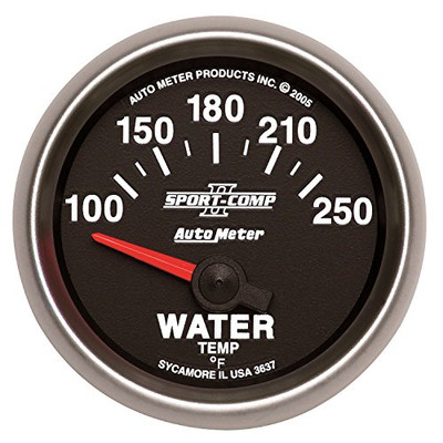 AUTO METER 3637 SPRTCOMPII WATER TEMP SS