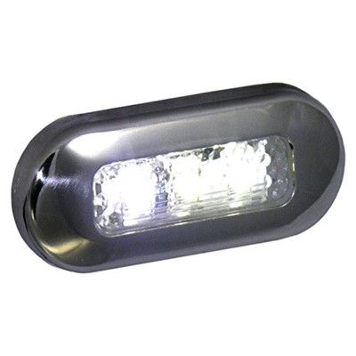 THMA OBLONG COURT LITE SS/WHT T. H. MARINE LED-51825-DP
