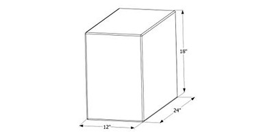 ICON 12454 WT2454 24X18X12 20 GAL. ICON 12454 WT2454 24X18X12 20 GAL.
