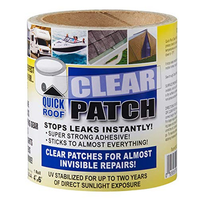 COFAIR PROD QRCP46 QUICK ROOF CLEAR PATCH-TAPE 4X6