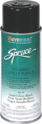 Seymour Of Sycamore, Inc SEY-98-24 SATIN BLACK ENAMEL AEROSOL
