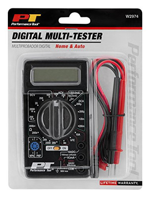 PERFORM TOOL W2974 TESTER-MULTIMETER PERFORM TOOL W2974 TESTER-MULTIMETER
