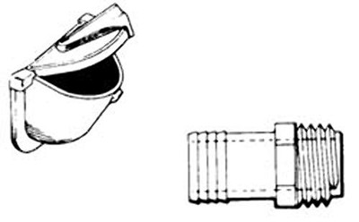 ZEBRA RV INC RM402P WATER FILL SPOUT POL-WHIT ZEBRA RV INC RM402P WATER FILL SPOUT POL-WHIT
