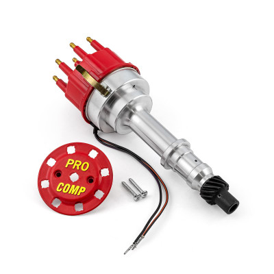 Speedmaster PCE376.1116.01 Pontiac 326 400 455 8000 Series Pro Billet Distributor Red