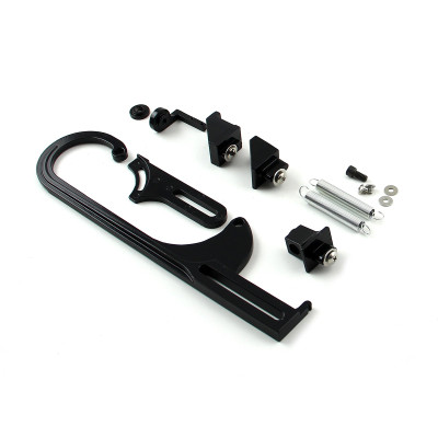 Speedmaster PCE124.1007.01 Carburetor Throttle Cable Bracket Kit Black w/ Return Springs & Mount