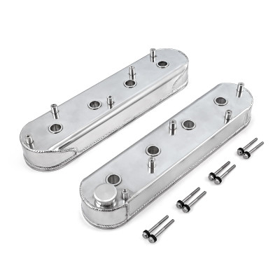 Speedmaster PCE314.1132.01 Chevy LS1 LS2 LS3 LS6 LS7 Polished Fabricated Valve Covers w/ Coil Mounts