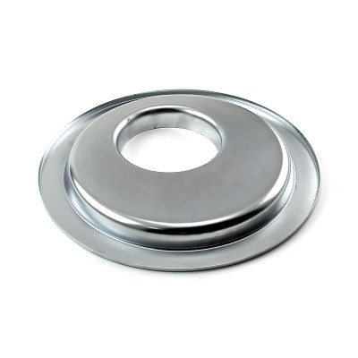 14" Chrome Flat Offset Air Cleaner Base PCE101.1004