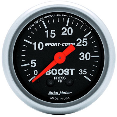 AUTO METER 3304 SPORTCOMP BOOST 2-1/16