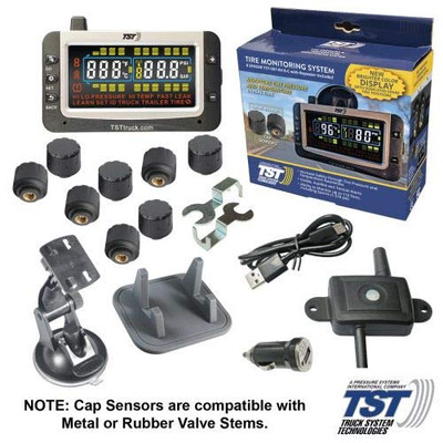 TRUCK SYSTMS TST507RV8C 507 TPMS W/8 CAP SENSORS W/REPLACEA TRUCK SYSTMS TST507RV8C 507 TPMS W/8 CAP SENSORS W/REPLACEA