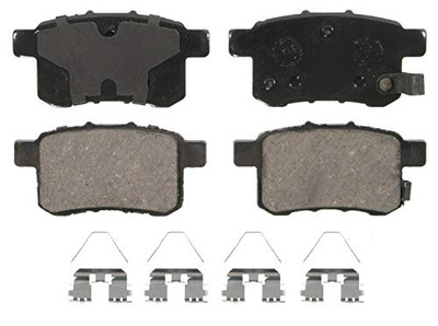 WAGNER BRAKE ZD1451 Wagner QuickStop VK Brake Pad & Rotor Kit with Hardware, Rear