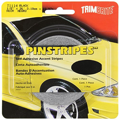 TRIMBRITE T1114 1/8 PINSTRIPE TAPE BLACK TRIMBRITE T1114 1/8 PINSTRIPE TAPE BLACK