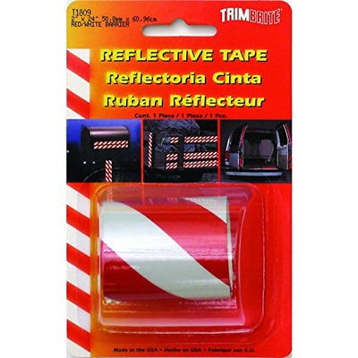TRIMBRITE T1809 REFL.BARRIER RED/WHT 2X24 TRIMBRITE T1809 REFL.BARRIER RED/WHT 2X24
