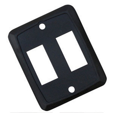 VALTERRA LLC P7215C DOUBLE SWITCH PLATE BLACK