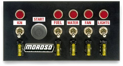MOROSO 74131 DRAG RACE SWITCH PANEL MOROSO 74131 DRAG RACE SWITCH PANEL