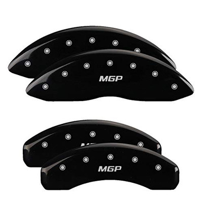 MGP CALIPER 16244SMGPB SET OF 4 CALIPER COVERS  ENGRAVED F