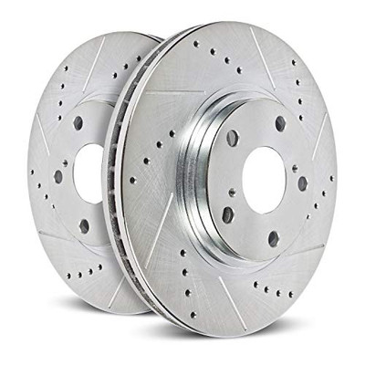 POWERSTOP JBR1548XPR DRILLED&SLOTTED RTR PAIR