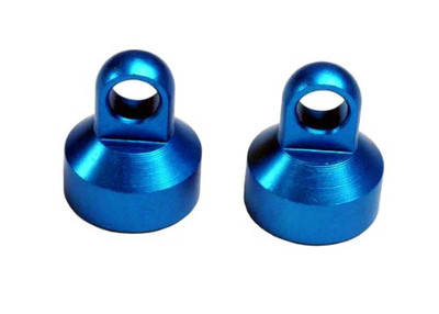 TRAXXAS 2760 SHOCK CAPS (BLUE) (2)FOR STD A
