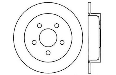 STOP TECH 12862058R CROSS DRILLED ROTOR