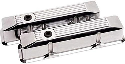 BILLET SPEC 95620 VLV CVR CHEVY SB TL RIBBED POL