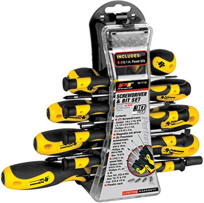 PERFORM TOOL W1718 SCREWDRIVER SET PERFORM TOOL W1718 SCREWDRIVER SET