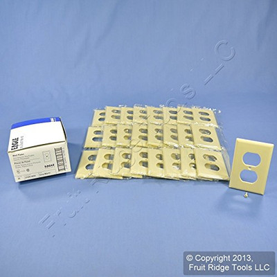 COOPER WIRE 2132VBOX DUPLEX PLATE - IVORY COOPER WIRE 2132VBOX DUPLEX PLATE - IVORY