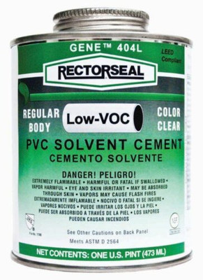 LASALLE BRIS 7531012 1/4 PVC CLEAR CEMENT