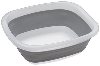PROGRESS INT CDT1 COLLAPSIBLE TUB  GREY