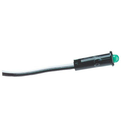 BLUE SEA 8172BSS LED GREEN 11/64IN 12VDC