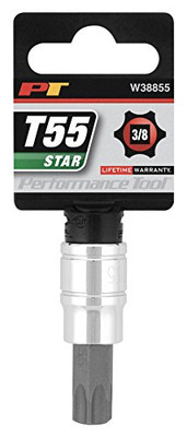 PERFORM TOOL W38855 STAR BIT SOCKET T55