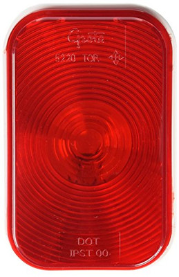 GROTE PERLUX 52202 RED RECT STT LAMP GROTE PERLUX 52202 RED RECT STT LAMP