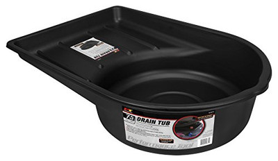 PERFORM TOOL W4072 OVERSIZED DRAIN TUB 7.5 GAL