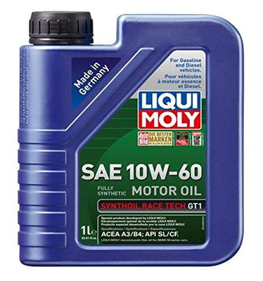 LIQUI MOLY 2068 SYNTHOIL RACE TECH GT1 10W-60 LIQUI MOLY 2068 SYNTHOIL RACE TECH GT1 10W-60
