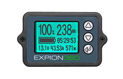 EXPION 360 EVBM350 BATTERY MONITOR WITH 500A SHUNT EXPION 360 EVBM350 BATTERY MONITOR WITH 500A SHUNT