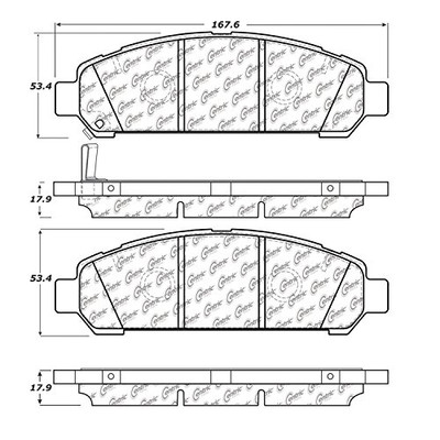 STOP TECH 10414010 BRAKE PADS 09