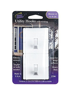 MAGIC MOUNTS 3706 UTILITY HOOK 2PK MAGIC MOUNTS 3706 UTILITY HOOK 2PK