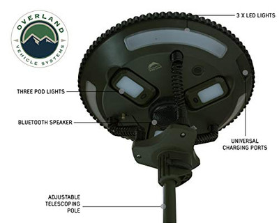 OVERLAND VCL 15049901 WILD LAND CAMPING GEAR - UFO SOLAR
