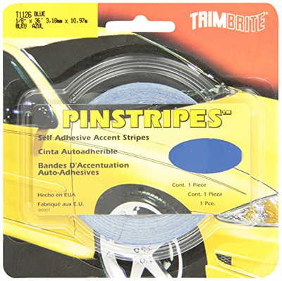 TRIMBRITE T1126 1/8 PINSTRIPE TAPE BLUE TRIMBRITE T1126 1/8 PINSTRIPE TAPE BLUE