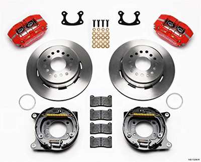 WILWOOD 14013206R P/S PARK BRAKE KIT RED