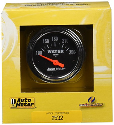 AUTO METER 2532 CHROME ELEC.WAT.TEMP21/16