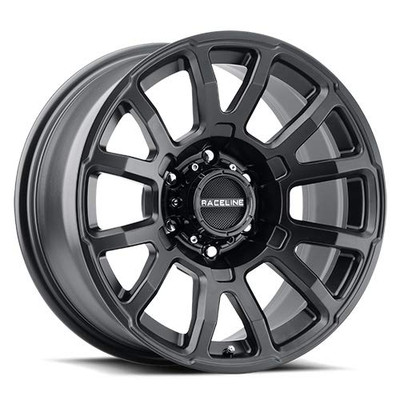 RACELINE 50B2106019 GAUGE SATIN BLACK 20X10 6X139.7  -1 RACELINE 50B2106019 GAUGE SATIN BLACK 20X10 6X139.7  -1