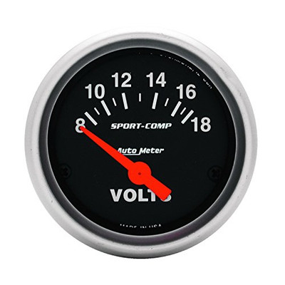AUTO METER 3391 2MINI SPRTCMP VOLTMETER