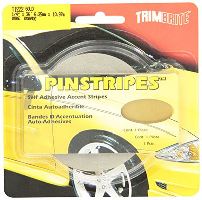 TRIMBRITE T1222 TRIM STRIPE GOLD 1/4 TAPE TRIMBRITE T1222 TRIM STRIPE GOLD 1/4 TAPE