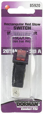 DORMAN 85920 ROCKER RED 20 AMP DORMAN 85920 ROCKER RED 20 AMP
